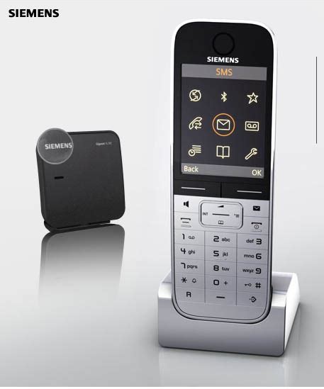 Siemens ofrece todo tipo de productos pensados para tus electrodomésticos: Nuevos teléfonos fijos Siemens: casi casi un celular