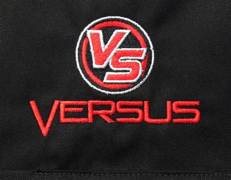 Versus Embroidered Logo Custom Embroidery Machine Embroidery Las