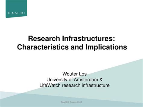 Ppt Research Infrastructures Characteristics And Implications