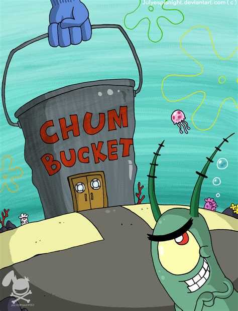 The chum bucket, the fictional restaurant run by plankton and karen in spongebob squarepants. Token Shop - Subeta