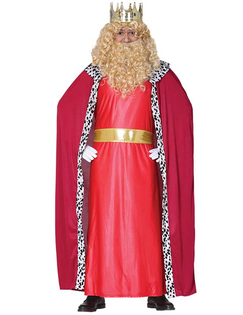 Costume Re Magio Rosso Per Adulto Costumi Adultie Vestiti Di