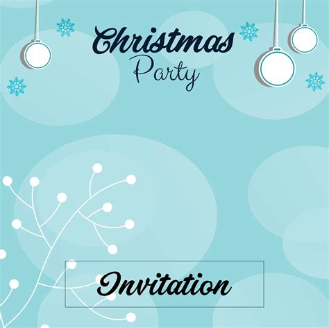 Free Christmas Invitation Template