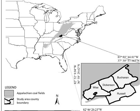 The Study Area Encompasses Four Counties Of Southwestern Virginia Where