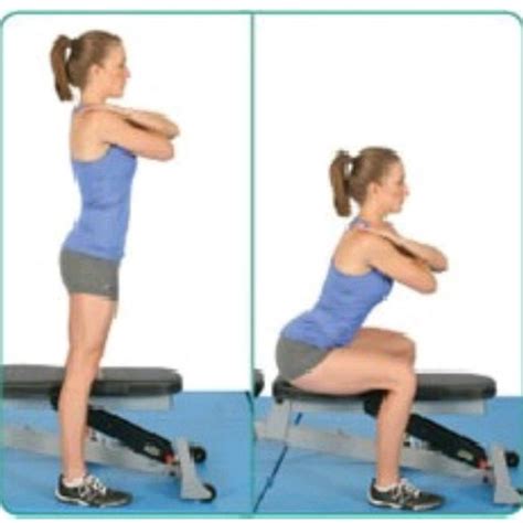 Box Squat By Janice C Exercise How To Skimble Workout Trainer