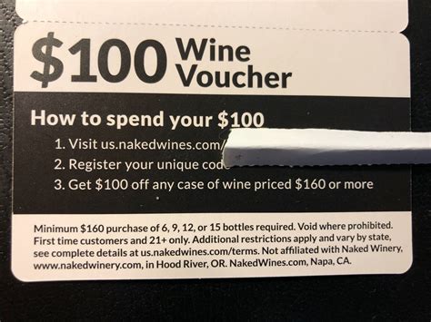 Wine Voucher Nakedwines Com Wine Delivery Included Ebay