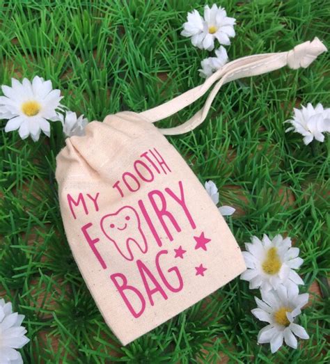 Childrens My Tooth Fairy Storage Bag Small By Misspatchdesigns
