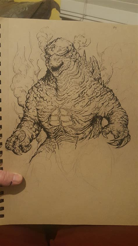 Kevin Chapman Burning Godzilla