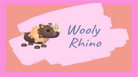 Whats A Wooly Rhino Worth In Adopt Me Adopt Me Trade Checker