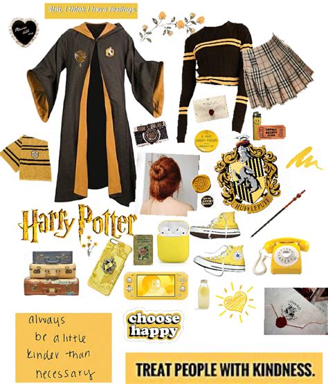 Hufflepuff Outfit Shoplook Hufflepuff Outfit Harry Potter Outfits