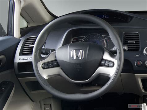 2006 Honda Civic Coupe Ex At Steering Wheel 9723008