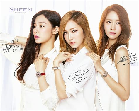 131207 Snsd Tiffany Jessica And Yoona Casio Sheen Official Girls Generation Snsd Daily