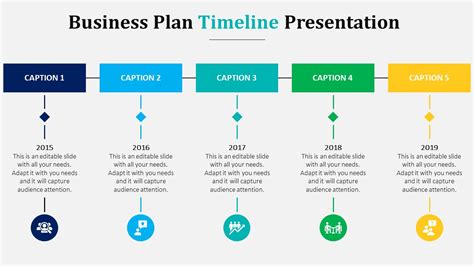 Simple And Best Business Plan Timeline Template Slideegg