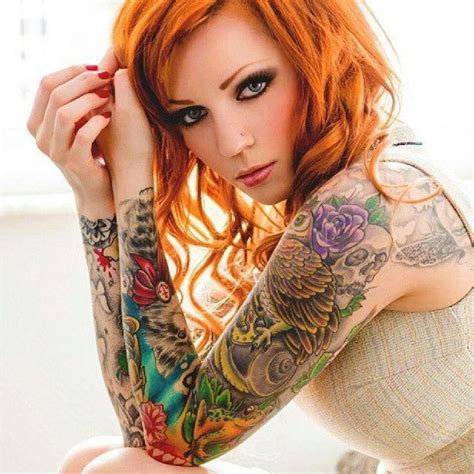 Untitled Inked Girls Girl Tattoos Redheads