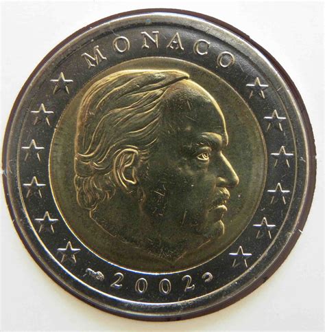 Monaco 2 Euro Münze 2002 Euro Muenzentv Der Online Euromünzen Katalog