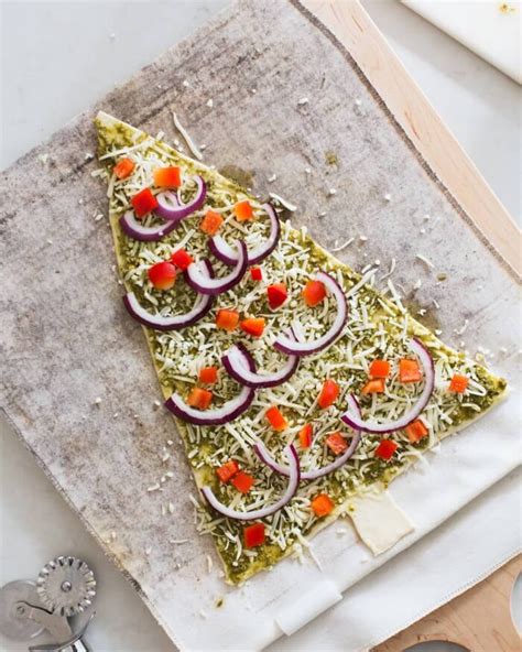 Using a pizza cutter or knife, cut from a bottom corner to the center of the top. The Best Pizza Dough Christmas Tree - Most Popular Ideas ...