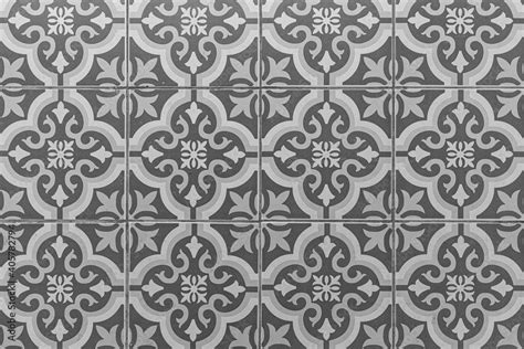 Traditional Chinese Pattern Floor Tiles Texture And Seamless Background