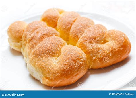 Sweet Buns With Butter And Sugar Stock Image Image Of Snack Sweet 42966047