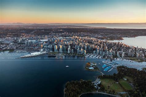 Aerial Photo Coal Harbour Waterfront