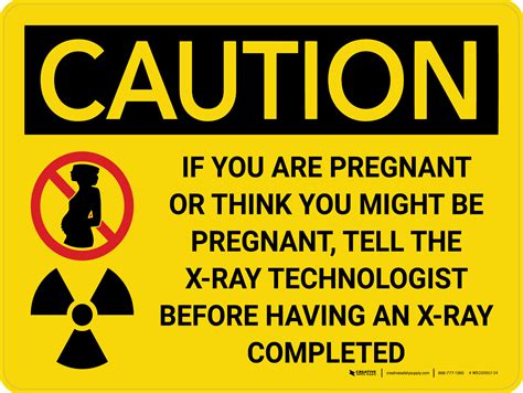 X Ray Warning Caution Signs Creative Safety Supply