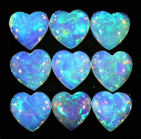 2 76Cts 9pcs Matching Crystal Fire Opals Calibrated