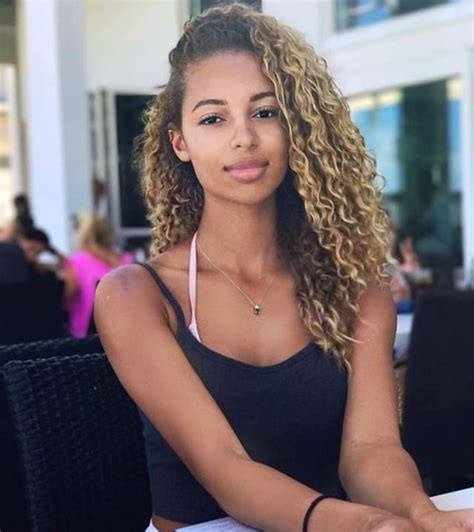 Anika Clarke Jamaican And French Canadian Beautiful Curly Hair