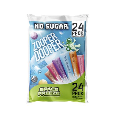 Buy Zooper Dooper No Sugar Ice Water 24 Pack Coles