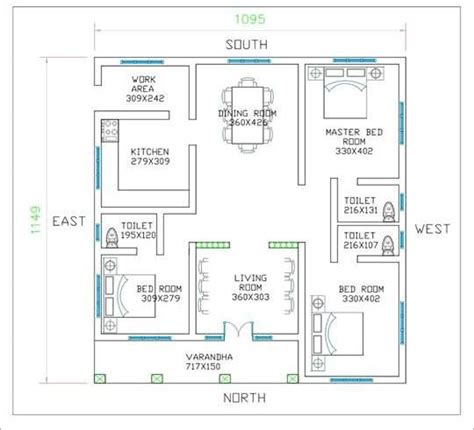 3 Bedroom House Plan In India