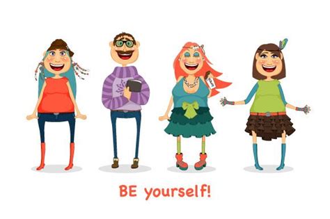 Be Yourself Illustration Creative Market How To Draw Hands