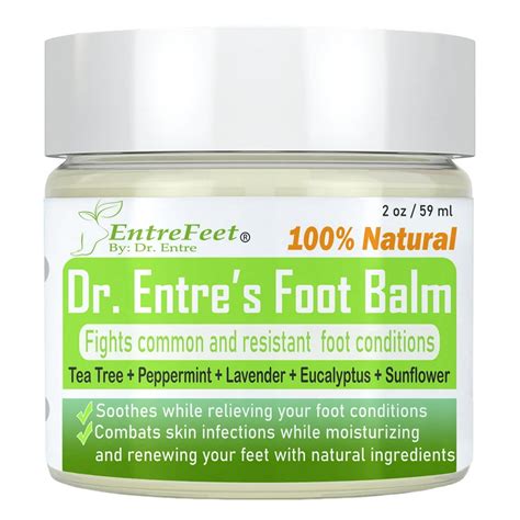 Dr Entres Foot Balm Organic Antifungal Foot Cream For Dry Feet