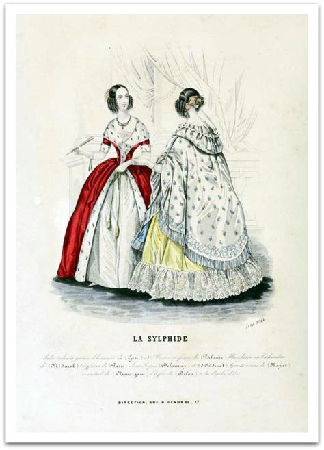 La Sylphide Fashion Plate 1840 No 28 Charmainezoes Marvelous
