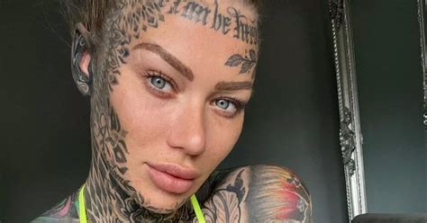 Britain S Most Tattooed Woman Flaunts K Ink In Hottest Birthday Snaps Yet Daily Star
