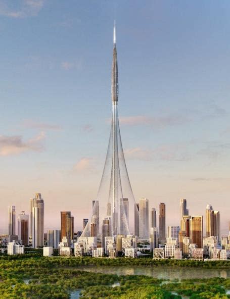 11 Worlds New Tallest Building 1 Kilometer High Kingdom Tower Images
