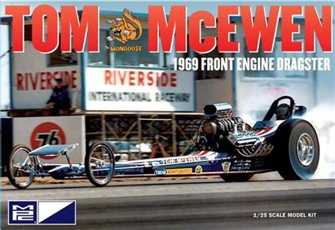Mpc Model Cars 125 Tom Mongoose Mcewen 1969 Front Engine Dragster Kit