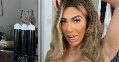 Chloe Ferry Tries To Be Sexy As She Strips To Neon Lace G String And
