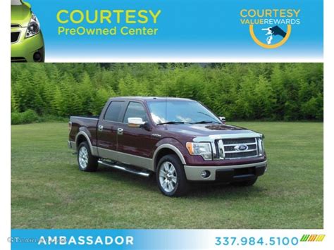 2009 Royal Red Metallic Ford F150 Lariat Supercrew 66207987 Photo 7