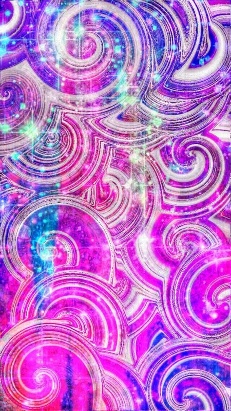Neon Sparkly Swirls Made By Me Art Swirls Design Swirly