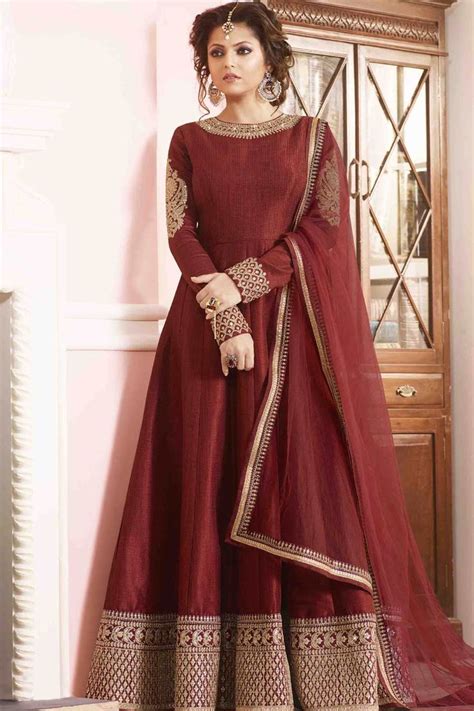 15 Traditional Anarkali Salwar Suit Designs For Women Styles At Life