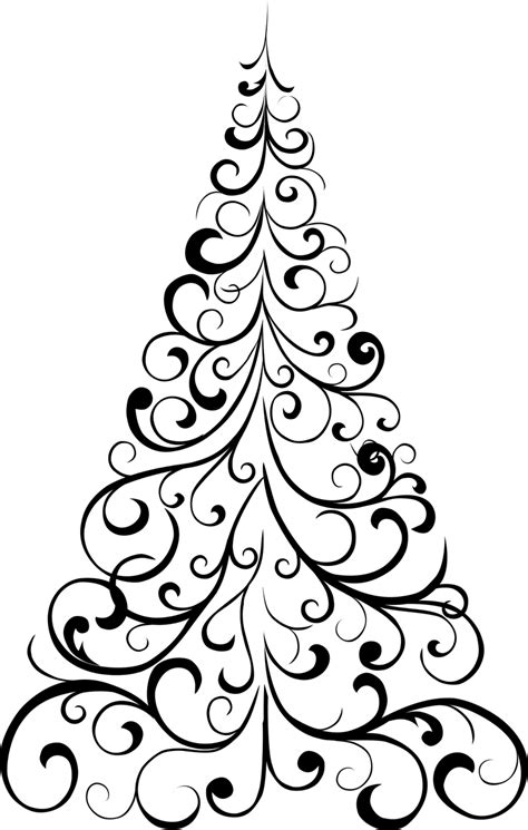Christmas Tree Images For Drawing Follow Along To Learn How To Draw