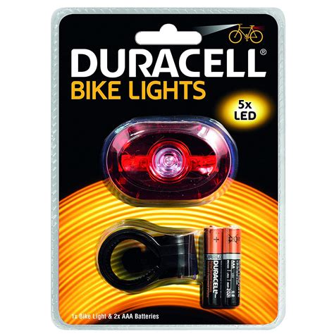 Duracell Bike Lights Rear Bicycle Light 31 Lumen Led Light Highly