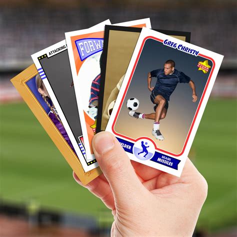 Make Your Own Football Card Football Card Maker Make Your Own Starr