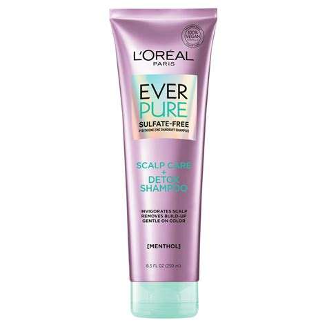 Loreal Paris Everpure Sulfate Free Scalp Care Detox Shampoo 85 Fl
