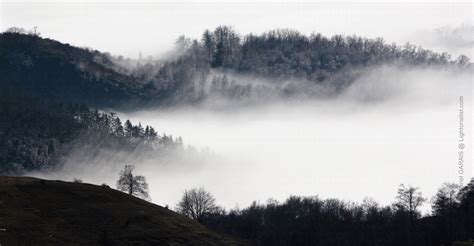 Mountain Fog Landscape The Lightorialist