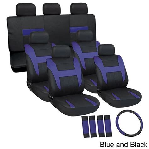 Oxgord Cloth Mesh 17 Piece Suv Seat Covers Set For Sport Utility