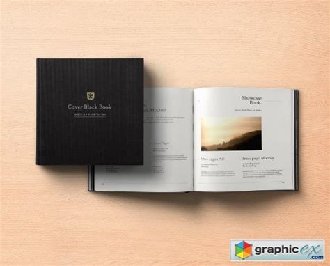 Download Black Psd Square Book Mockup » Free Download Vector Stock ...