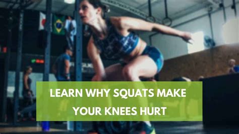 List Of Knees Hurt When Squat