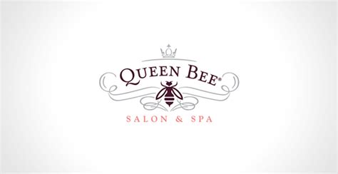 queen bee salon and spa on packaging design served