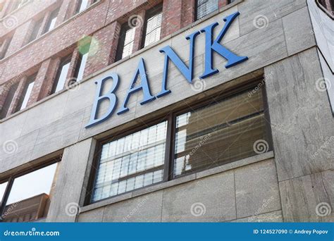 Modern Bank Building In City Stock Photo Image Of Architecture