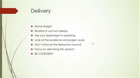 Declamation Speech How To Deliver And Win Youtube