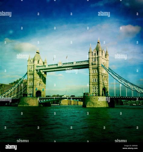 The Tower Bridge London England Uk Stock Photo Alamy