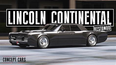 1965 Lincoln Continental Render This Restomod Should Be In The Matrix